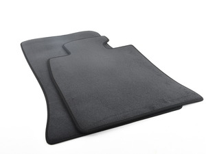 Genuine MINI Black Floor Mat Carpet Set - Front - R55 R56 R57 R58 R59