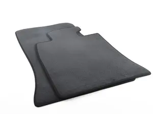 Genuine MINI Black Floor Mat Carpet Set - Front - R55 R56 R57 R58 R59