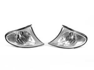 thumbnail image 2 of Serve4u*2018 Pair Corner Turn Signal Lights – BMW E46 2 Door M3 323Ci 325Ci 328Ci – Yellow Lens 2 of 3
