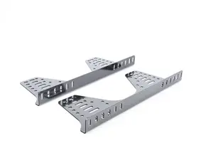 OMP Steel tall brackets - 36 holes | Black