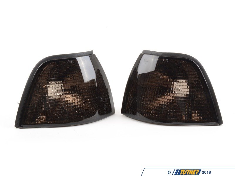 4441503PTUEVS - Depo Dark Smoke Corner Indicator Set - E36 Sedan