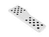 Rennline Rennline Pedal Set - 3 piece - Rubber Grip - Silver P71...60SILVER View 5