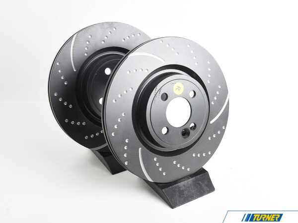 EBC Front Brake Rotors EBC Slotted And Dimpled - Pair 12.44" (316x22) GD1790