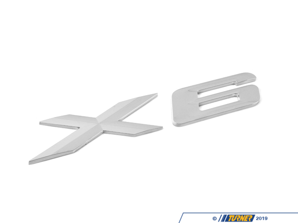 Genuine BMW Model Emblem - X6 - E71 51147196556