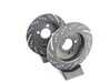 EBC R50 to R59 Rear Brake Rotors EBC Slotted And Dimpled - Pair 10.19" (259x10) GD1490 View 3