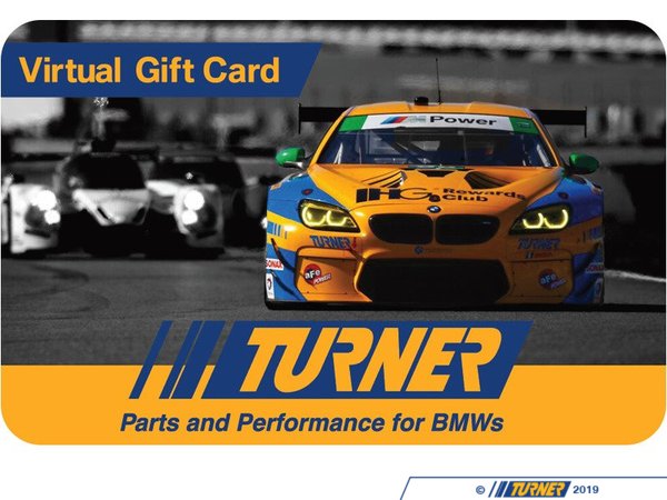 Turner Gift Cards Turner Motorsport Virtual Gift Card TMSEGC