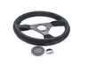Sparco 383 Steering Wheel - Suede Black 015R383PSN View 1