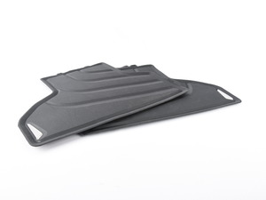 Genuine BMW Black All Weather Rubber Floor Mats - Rear - F15