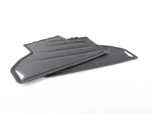 Genuine BMW Black All Weather Rubber Floor Mats - Rear - F15