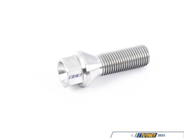 ECS Titanium Conical Seat Wheel Bolt - 14x1.5x35mm - Priced Each 025384ECS03-02