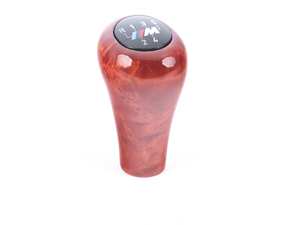 Genuine BMW Shift Knob, Wood, M Plaque, - 25112423689