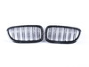 ECS Gloss Black Dual Slats Center Grills - F10 528i 535i 550 M5  BM01-F1014M-BK View 1