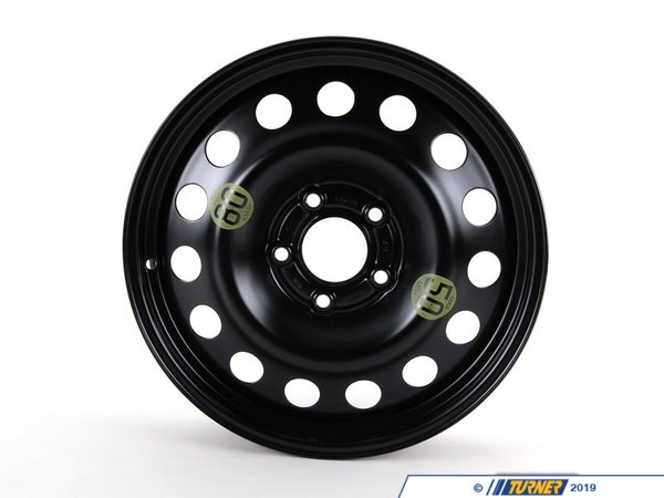 Genuine BMW Genuine BMW Black Steel Emergency Wheel 36116758778