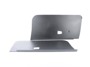 E36 Coupe Door Panels Mirror Switch Cut Out - Blue Pull Strap 