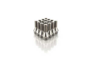 MINI R5X Titanium Conical Seat Wheel Bolt - 14x1.25x27mm - Set Of 16
