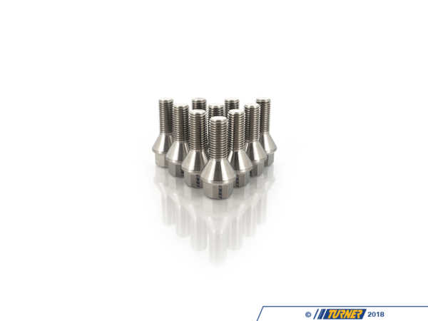 ECS Titanium Conical Seat Wheel Bolt - 12x1.5x26mm - Set Of 10 025384ecs04-0110