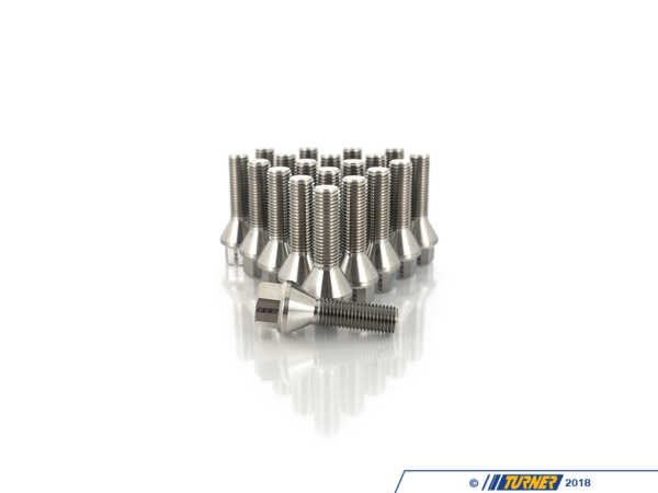 ECS BMW Titanium Conical Seat Wheel Bolt - 12x1.5x35mm - Set Of 20 025384ecs04-0220
