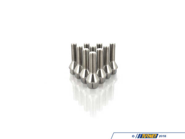 ECS BMW Titanium Conical Seat Wheel Bolt - 12x1.5x35mm - Set Of 10 025384ecs04-0210