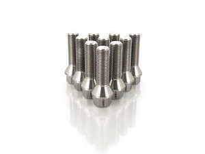 Titanium Conical Seat Wheel Bolt - 14x1.5x40mm - Set Of 10 - E53 E65 E66 E83