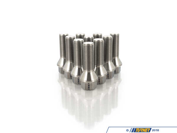 ECS Titanium Conical Seat Wheel Bolt - 14x1.5x35mm - Set Of 10 025384ecs03-0210