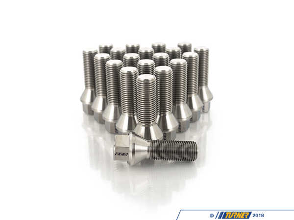 ECS BMW Titanium Conical Seat Wheel Bolt - 14x1.5x35mm - Set Of 20 025384ecs03-0220
