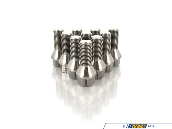 ECS ECS Tuning Titanium Conical Seat Wheel Bolt - 14x1.5x27mm - Set Of 10 025384ecs03-0110