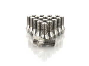 Titanium Conical Seat Wheel Bolt - 14x1.5x27mm - Set Of 20 - Various BMW Models