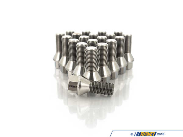 ECS Titanium Conical Seat Wheel Bolt - 14x1.5x27mm - Set Of 20 - Various BMW Models 025384ecs03-0120