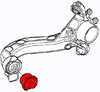 Meyle HD Rear Trailing Arm Bushings (RTAB) - USE  T#361104 33321097009MYKT View 6