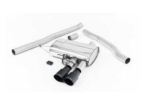 ValveSonic Cat-Back Exhaust System - Non Resonated Dual GT90 Cerakote Black Tips F56/F57 MINI Cooper S/JCW