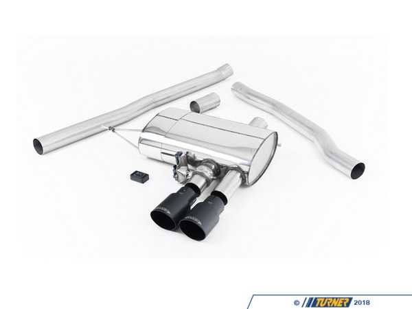 Milltek Sport ValveSonic Cat-Back Exhaust System - Non Resonated Dual GT90 Cerakote Black Tips F56/F57 MINI Cooper S/JCW SSXM443