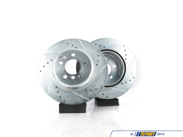 Power Stop Evolution Tru-Cast Drilled And Slotted Rotor Pair - Rear (345x24) EBR1416XPR