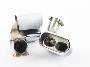 MERCEDES C199 SLR AMG/McLaren V8 Endpipe kit Left 2 x 145x75