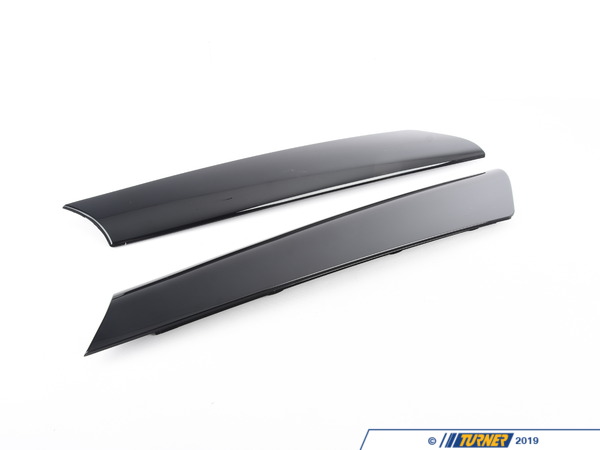 Genuine MINI Genuine MINI A - Pillar Black Trim Cover - Set Of 2 R50 R52 R53 51137128157KT