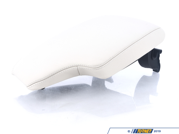 Genuine BMW Center Console Armrest - Oyster Leather 51169285153