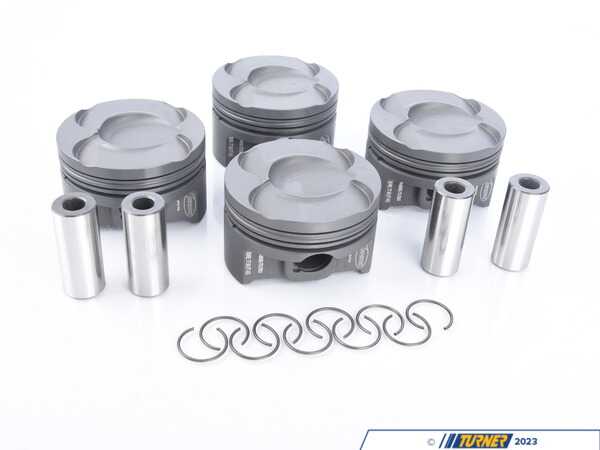 Supertech Forged Piston (Set Of 4) - 77.5mm (+0.50mm) Low Compression N14 N18 - P4-MIN56-77.5-CR9.5 P4-MIN56-77.5CR9
