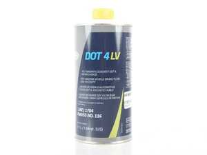 DOT 4 Low Viscosity Brake Fluid - 1 Liter 