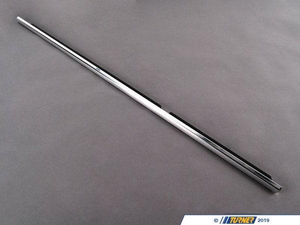 Genuine BMW Genuine BMW Outer Weatherstrip, Left Chrom - 51348194759 - E46 51348194759