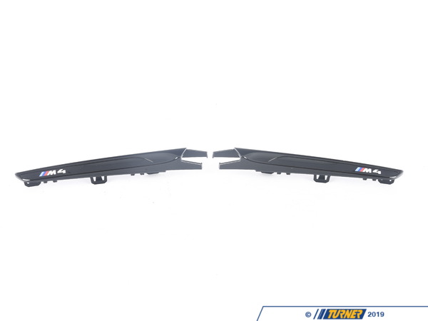 Genuine BMW M Performance Genuine BMW M Performance Gloss Black Fender Grille Set - F82/83 M4 51148068585KT