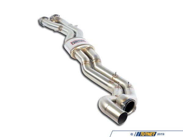 Supersprint Supersprint Resonated Center Twin Pipe Exhaust (63.5) - E46 M3 S54 044003