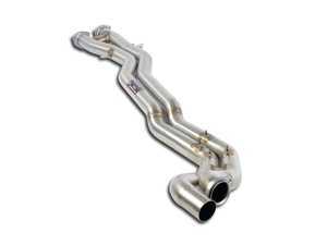 Supersprint Non-Resonated Center Twin Pipe Exhaust (63.5) - E46 M3 S54