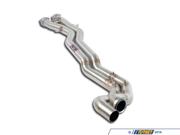 Supersprint Supersprint Non-Resonated Center Twin Pipe Exhaust (63.5) - E46 M3 S54 044013