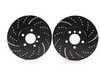 EBC Front Cross Drilled & Slotted Brake Rotors - Pair GD991 View 1