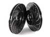 EBC Front Cross Drilled & Slotted Brake Rotors - Pair GD991 View 5