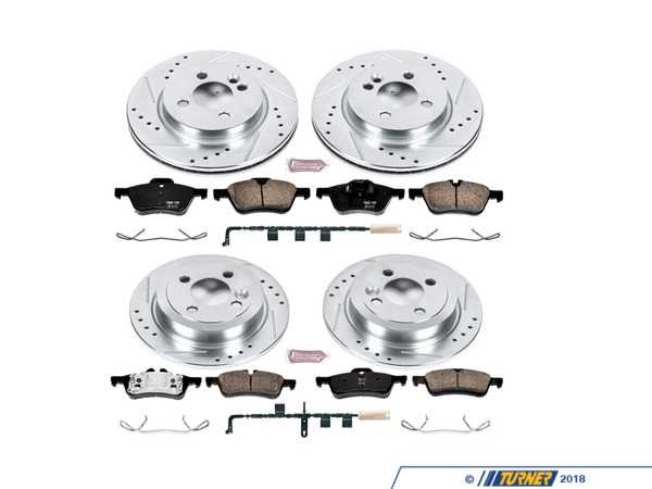 Power Stop Z23 Evolution Sport Performance Rear Brake Service Kit - Front And Rear K6298