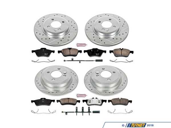 Power Stop MINI R53 Z23 Evolution Sport Performance Brake Service Kit - Front And Rear K5725