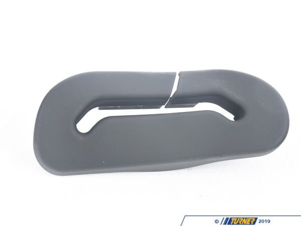Genuine BMW Seat Belt Outlet Cover - Right - Black - E63, E64 52207918706