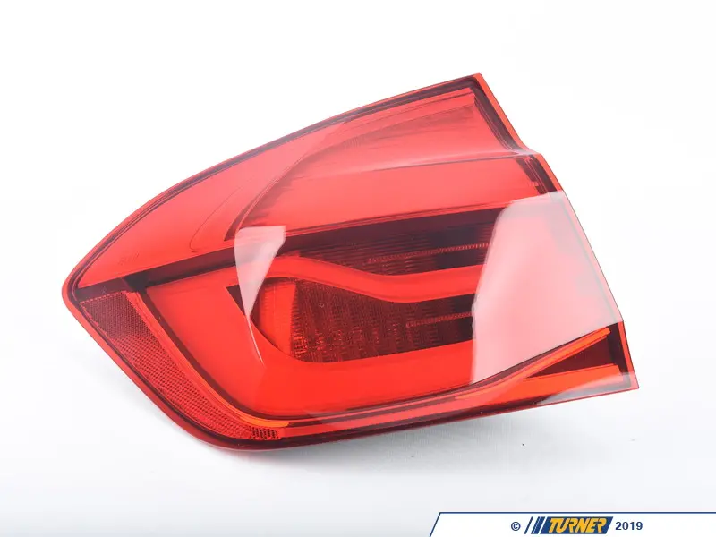 VLAND 2* LED Black Tail Lights Fit For BMW 3 Series F30 2012-2015 Rear Lamps Set