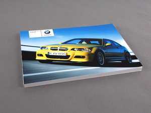 Genuine BMW E46 M3 Coupe Owner's Manual - 2005 - E46 M3 S54 3.2L