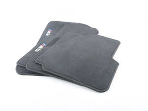 Genuine BMW ///M Carpeted Floor Mat Set - Black - E36 318ic 323ic 325ic 328ic M3 Convertible - (NO LONGER AVAILABLE)